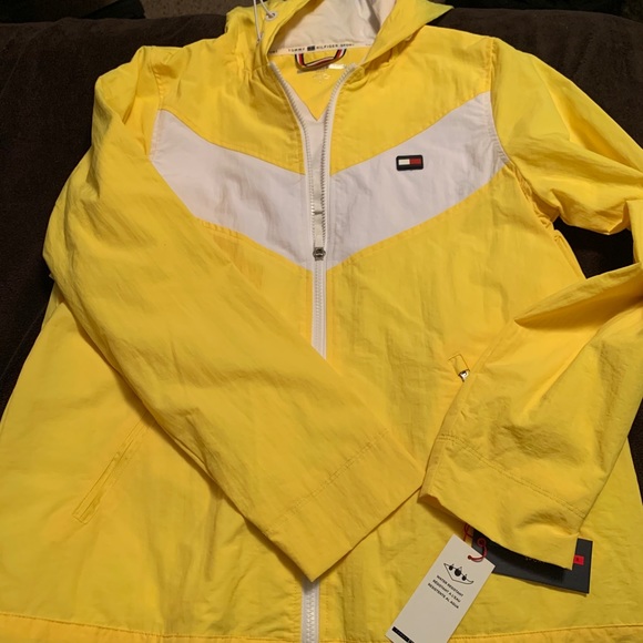 Tommy Hilfiger Jackets & Blazers - Yellow Tommy Hilfiger Wind Breaker